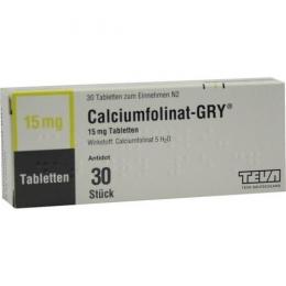 CALCIUMFOLINAT GRY 15 Tabletten 30 St.