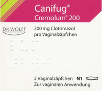 CANIFUG Cremolum 200 Vaginalsuppositorien 3 St