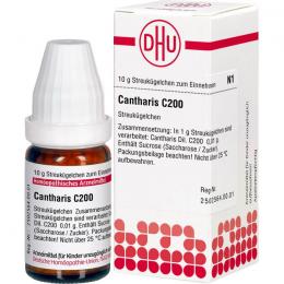 CANTHARIS C 200 Globuli 10 g
