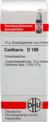 CANTHARIS D 100 Globuli 10 g