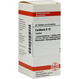 CANTHARIS D 12 Tabletten 80 St Tabletten