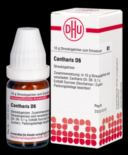 CANTHARIS D 6 Globuli 10 g