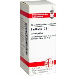 CANTHARIS D 6 Globuli 10 g Globuli