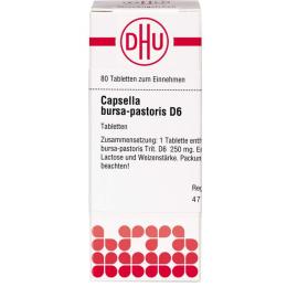 CAPSELLA BURSA pastoris D 6 Tabletten 80 St.