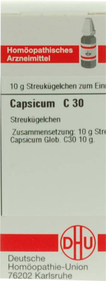 CAPSICUM C 30 Globuli 10 g