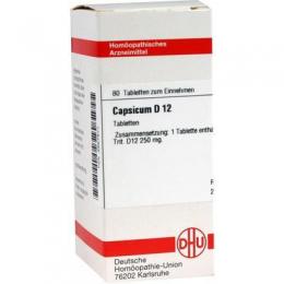 CAPSICUM D 12 Tabletten 80 St