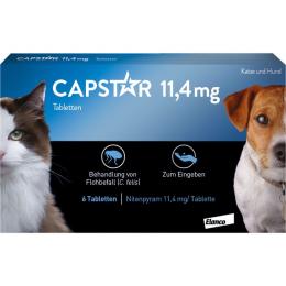 CAPSTAR 11,4 mg Tabletten f.Katzen/kleine Hunde 6 St.