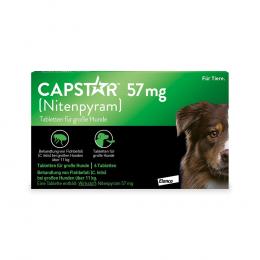 CAPSTAR 57 mg Tabletten f.grosse Hunde 6 St Tabletten