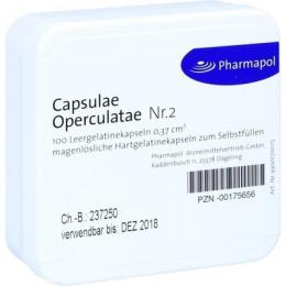 CAPSULAE Operculatae Kapseln Nr.2 0,37 100 St