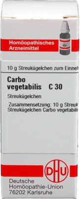 CARBO VEGETABILIS C 30 Globuli 10 g