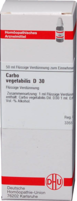 CARBO VEGETABILIS D 30 Dilution 50 ml