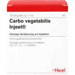 CARBO VEGETABILIS INJEEL Ampullen 10 St.