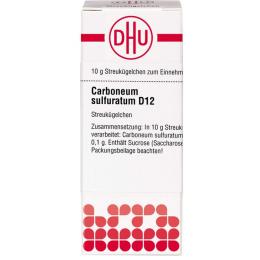CARBONEUM SULFURATUM D 12 Globuli 10 g