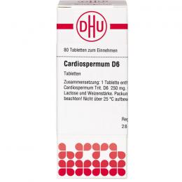 CARDIOSPERMUM D 6 Tabletten 80 St.