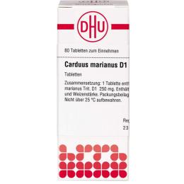 CARDUUS MARIANUS D 1 Tabletten 80 St.