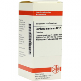 CARDUUS MARIANUS D 12 Tabletten 80 St