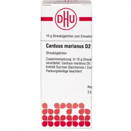 CARDUUS MARIANUS D 2 Globuli 10 g