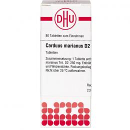 CARDUUS MARIANUS D 2 Tabletten 80 St.