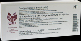 CARDUUS MARIANUS E fructibus D 3 Ampullen 10X1 ml