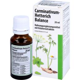 CARMINATIVUM Hetterich Balance Tropfen z.Einnehmen 20 ml