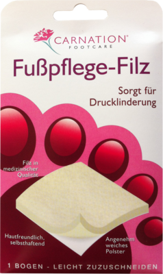 CARNATION Fupflege-Filz 1 St