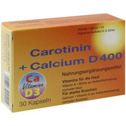 CAROTININ + CALCIUM D 400 30 St Kapseln