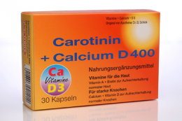 CAROTININ+Calcium D 400 Kapseln 56,6 g