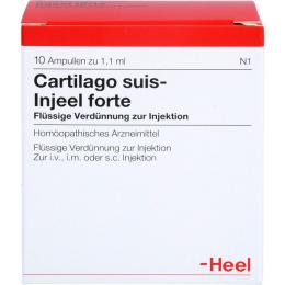 CARTILAGO suis Injeel forte Ampullen 10 St.