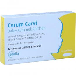 CARUM CARVI Baby-Kümmelzäpfchen 10 St Suppositorien