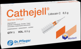 CATHEJELL Lidocain C steriles Gleitgel ZHS 8,5 g 5 St