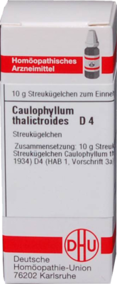 CAULOPHYLLUM THALICTROIDES D 4 Globuli 10 g