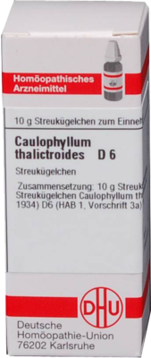 CAULOPHYLLUM THALICTROIDES D 6 Globuli 10 g