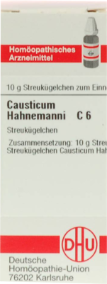 CAUSTICUM HAHNEMANNI C 6 Globuli 10 g