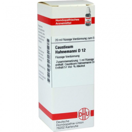 CAUSTICUM HAHNEMANNI D 12 Dilution 20 ml