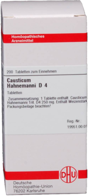 CAUSTICUM HAHNEMANNI D 4 Tabletten 200 St
