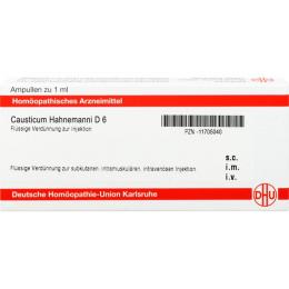 CAUSTICUM HAHNEMANNI D 6 Ampullen 8 ml