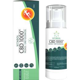 CBD 1000 Vitadol Gelenk Muskel Gel Salbe Arnika 100 ml
