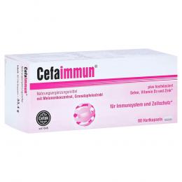 Ein aktuelles Angebot für CEFAIMMUN Hartkapseln 60 St Hartkapseln Immunsystem stärken - jetzt kaufen, Marke Cefak KG.