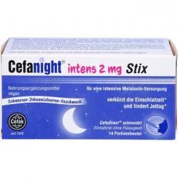 CEFANIGHT intens 2 mg Stix 14 St.