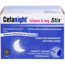 CEFANIGHT intens 2 mg Stix 42 St.