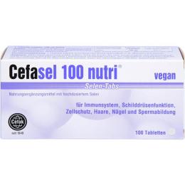 CEFASEL 100 nutri Selen-Tabs 100 St. (28,5 g)