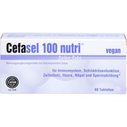 CEFASEL 100 nutri Selen-Tabs 60 St. (17,1 g)