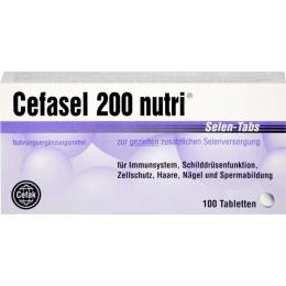 CEFASEL 200 nutri Selen-Tabs 100 St. (28,5 g)