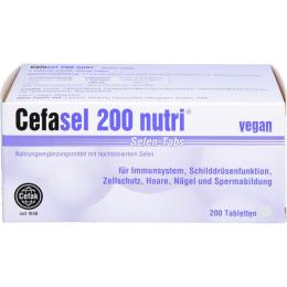 CEFASEL 200 nutri Selen-Tabs 200 St. (57 g)
