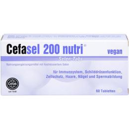 CEFASEL 200 nutri Selen-Tabs 60 St. (17,1 g)