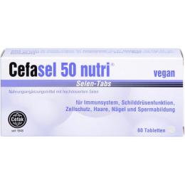 CEFASEL 50 nutri Selen-Tabs 60 St. (17,1 g)
