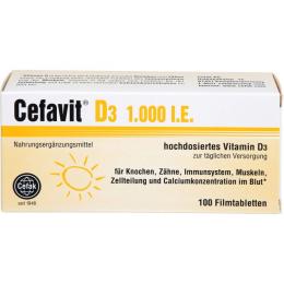 CEFAVIT D3 1.000 I.E. Filmtabletten 100 St. (13,7 g)