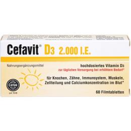 CEFAVIT D3 2.000 I.E. Filmtabletten 60 St. (8,2 g)