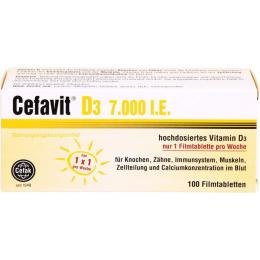 CEFAVIT D3 7.000 I.E. Filmtabletten 100 St. (36,8 g)