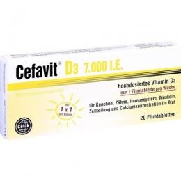 CEFAVIT D3 7.000 I.E. Filmtabletten 20 St.